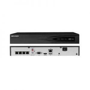 Hikvision IP kamerų, tinklo įrašymo įrenginys, 4 kanalų, DS-7604NI-K1/4P